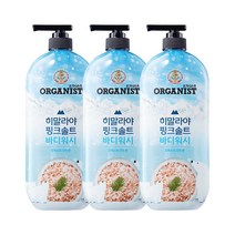 오가니스트 히말라야 핑크솔트 바디워시 포레스트민트 900ml 3개, 단품