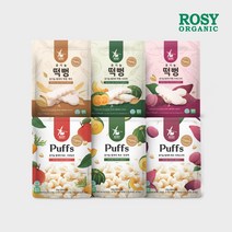 로지오가닉 유기농 아기쌀과자 퍼프 떡뻥 6종, 01. [첫구매] 퍼프만 시작퍼프 6봉