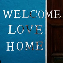 DIY 셀프 간판 만들기 입체글자 이니셜 글귀 간판 문패 스티커, F