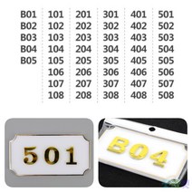 굿마켓 사각 호실판 흰색 1P 객실번호, 105