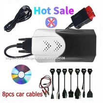 전기공구 전동공구 최신 202111Keygen VD DS150E CDP TCS 블루투스 USB TNESF DELPHIS ORPDC 자동차 트럭 진단 도구 OBD 스캐너, NO BT with cables+NO NEED DVD