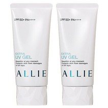 민감피부 선크림 set kanebo ally extra uv 젤 spf 50+ pa++++++++2.0 oz (90 g) 2종 세트