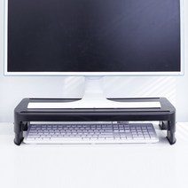 취향공감 모니터 받침대 높이조절 6단, 블랙