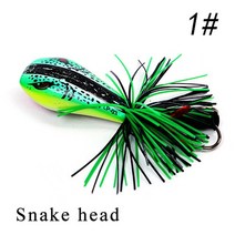fishking 점프 개구리 미끼 천둥 개구리 5.5cm 미끼 생체 공학 개구리 바다 낚시 하드 미끼 낚시 태클 dropshipping, [01] 1
