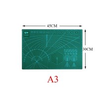 가죽 공예 도구 세트 펀칭 치즐 외 외 A1A2A3A4 DIY 키트 바느질을위한 PVC 커팅 매트 보드 패치 워크 양면 자체 수리 패드베이스 플레이트 펀치, 협력사, A3 커팅 매트