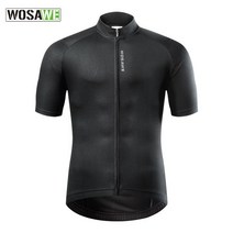 WOSAWE 남성 여름 스포츠 반팔 자전거 저지 져지 라이딩복 사이클 상의
