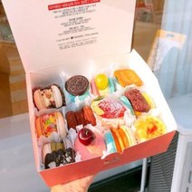 [바이러브하니] 수제 마카롱 필링가득 뚱카롱, 초코나무숲 조개롱