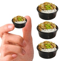 납골당 꾸미기 미니어처 단품 한식 밥 죽 면 미니어쳐 제사상 상차림, [한식/밥,죽,면]불고기덮밥