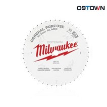 밀워키 48-40-1220 원형톱날 목재 12인치 44T M18 FMS305용, 1개