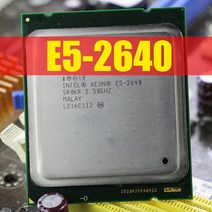 인텔 제온 프로세서 E5-2640 여섯 코어 15M 캐시/2.5/GHz/8.00 GT/s 95W LGA 2011 E5 2640 판매 2650 2660 CPU