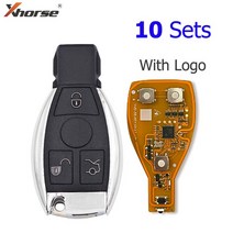 스마트키 원격 Xhorse-VVDI BE 키 프로 메르세데스 벤츠 V3.2 PCB 원격 칩 개선된 버전 스마트 315MHz/43, 04 3B 10 Sets