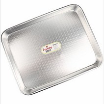 유진토스코 양은 엠보싱 사각쟁반 양은쟁반 서빙트레이 식당쟁반, 2호410-318, 1개