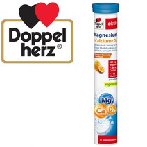 도펠헤르츠 마그네슘 300mg 칼슘 비타민D 마칼디 칼마디 발포비타민 15정 독일내수용, 1통