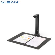북스캐너 북스캔 비파괴 북 스캐너 양면 고속 책 VIISAN-DL8 A3 13mp 문서 카메라 스캐너 USB 북 비대칭, 01 Black