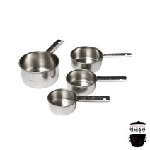 [TableCraft] 수입 스텐레스 계량스푼 4P세트(60ml 80ml 125ml 250ml), 4개
