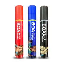 보아스 신개념 생잉크 보드마카 보아마카 1타 (12입), 블랙