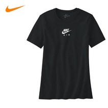 나이키 NSW 에어 코튼 반팔티 블랙 여자 스포츠 반팔 티셔츠 DO1341-010