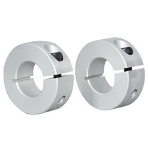 GHSHOP 드릴용 날 갱구 깊이 정지 쪼개지는 반지 정지 고리 알루미늄 5 크기, 13mm, 실버