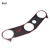 오토바이 부품 Yamaha YZF-R1 YZF R1 2004- 2008 오토바이 탱크 보호 플레이트 포크 배지 스티어링 브래킷, 03 빨간