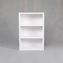 베르데 1단 2단 3단 4단 틈새 낮은 책장 칼라박스 공간박스 400 600, 600 사이즈, 화이트