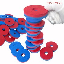 기쁜우리게임창고 칩쌓기 원형칩 10.8cm 탑쌓기 국내산EVA 명랑운동회 체육대회 게임 용품