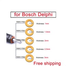호환 F00VC17505 F00VC17504 F00VC17503 디젤 인젝터 노즐 구리 와셔 분무기 가스켓 보쉬 델파이 심용 9001-850C F00VC17506, [03] F00VC17505  2.5mm, 03 F00VC17505(2.5mm)
