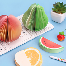 메모지/사무용품/문구/맛있는/4종 디자인/과일 메모지/포스트잇/떡메모지/입체메모지, 키위