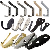 벽면 옷걸이 후크 피스고정 걸이류 모음, 26-블랑 2구 블랙 E01-313