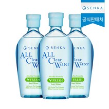 [센카] 올 클리어 워터 미셀라 포뮬러 프레시 A 230ml 3개