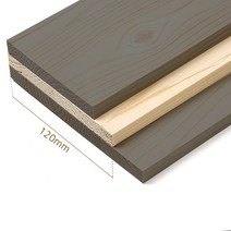 [셀프벨] 원목 집성판재 스프러스 선반, 1개, 12T 약120 x 600mm