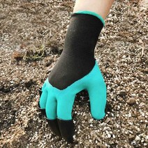 발톱이있는 원예 장갑 파기 방지 찌르기 방지 넥타이 방수 미끄럼 방지 장미 심기 꽃 잡초 잡초 보호 장갑 노동 보험, 퍼플(왼발톱)