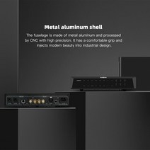 인터파크 DAC(키) MUSICIAN PHOENIX 고성능 DSD 디지털 인터페이스 FPGA DSP ARM STM32F446 OCXO 다중 입력 EMP240 DAC 칩 I2S, [01] Black