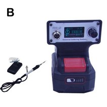 Electric Soldering Iron Household Machine Nixie Tube/ LCD Screen Style For Bosch Battery T12 Light, 02 LCD screen