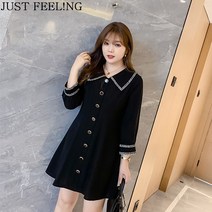 JUST FEEL!NG 여성 시크라인 원피스 정장 a라인 하객원피스 면접원피스