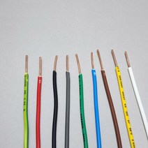 HIV 단선 1.5SQ /2.5SQ 10미터 단위 절단판매, 2.5SQ 10M, 갈색, 1개