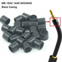 용접 토치 가스 절단 가열 융착 기 용접 토치 가스 절단 가열 융착 기 - 유로 스타일 건 거위 목 벤드 블랙 케이싱 부품 교체, 10개