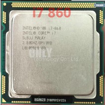 원래 인텔 i7 860 cpu 2.8GHz LGA1156 8 MB쿼드 코어i7860 pengiriman