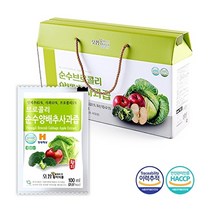 지투지샵 브로콜리 순수양배추사과즙 4박스 총120포