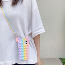 갤럭시 A31 케이스 레인보우 푸시팝 팝잇 핸즈프리 스트랩 케이스 galaxy a31 push pop it strap case