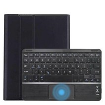 블루투스 키보드 갤럭시 탭 S7 11 인치 태블릿 SM-T870 블루투스 키보드와 SM-T875 커버에 대한 무선 키보드 스탠드 가죽 케이스, 09 Touchpad keyboard