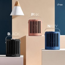 아이프리 미니 온풍기 저소음 PTC 히터, 핑크