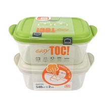 락앤락 밀폐용기 이지톡 사각 투명 전자렌지 용기 반찬통 냉장고수납 540ml