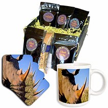 3dRose White Rhinoceros Itala Game Reserve KwaZulu-Natal ... - Coffee Gift Baskets (cgb_208788_1) n, 1