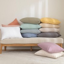 아트박스/마리하우스 보네르 80수 무지 베개커버 13color