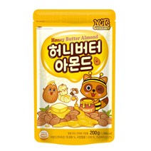 넛츠빌리지 허니버터 아몬드 200g 견과류