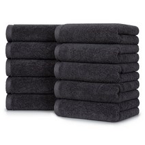 프리미엄 코튼 호텔타올 200g 40수 코마사 40 × 85 cm, 10개, 진그레이