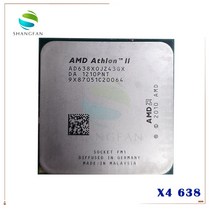 AMD Athlon II X4 638 X4-638 2.7 GHz 쿼드 코어 CPU 프로세서 AD638XOJZ43GX 소켓 FM1