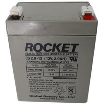 로케트 연축전지 납축전지 ES 6V 12V 24V 배터리 모음, 12V-2.9A