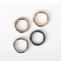 28mm 오픈키오링 (오링고리)[1955] / 키링 열쇠고리 가방고리, 금색