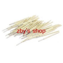 100 Pcs 0.74mm 뾰족한 팁 스프링 PCB 테스트 접촉 프로브 핀 PL75-B1, 한개옵션0